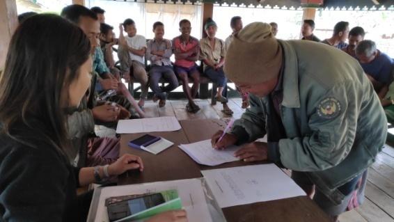 H:\5. Signing of Green charter and document at Okkapara Songgitcham on the 6th March 2020\Signing of Green Charter done in Okkapara Songgitcham under Gambegre Block and they have also formed the VNRMC. Dated 6th March 2020. Visited by EM and M&E..jpeg